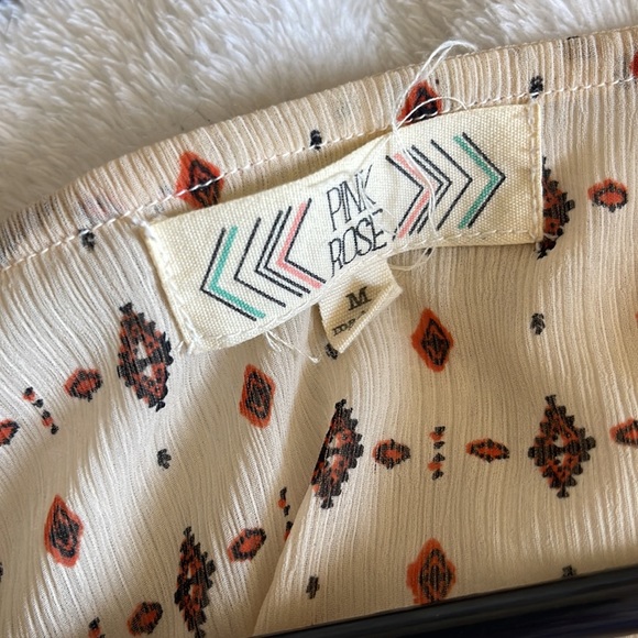 PINK ROSE Flowy Summer Top - Picture 4 of 7